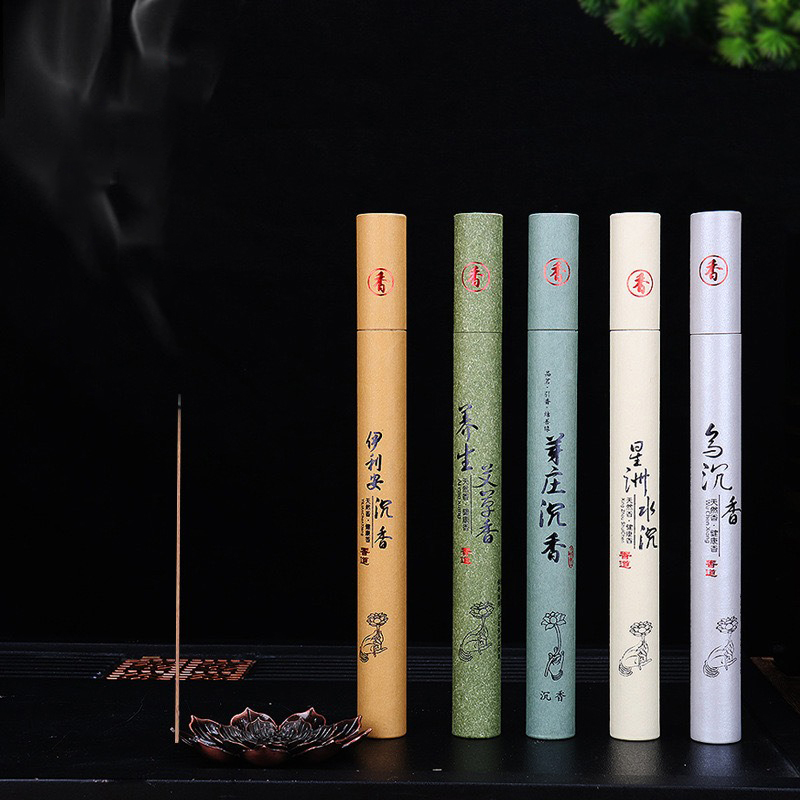 5 Pack Premium Agarwood Oud Incense Sticks Set with Traditional Blends